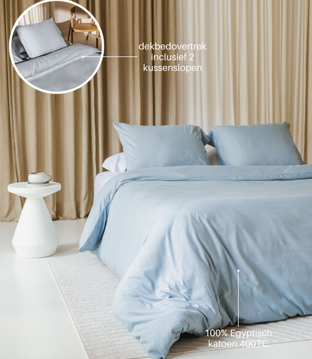 Néarr dekbedovertrek Siwa blue