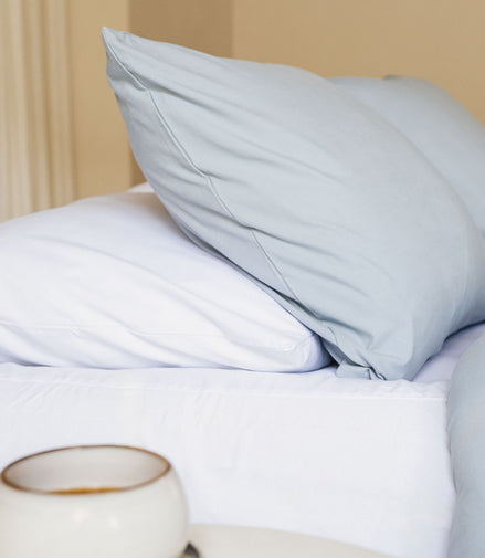 Baby blauw beddengoed egyptisch katoen