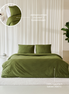 Egyptisch katoen beddengoed groen