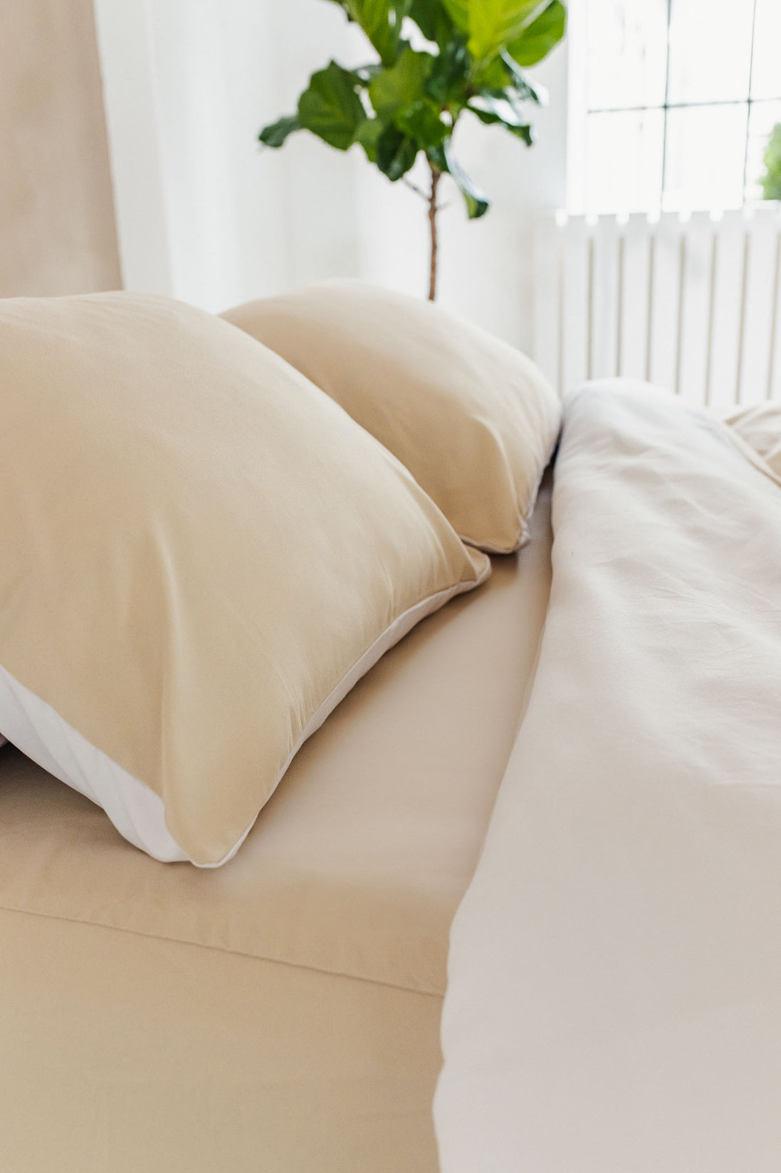 Hoeslaken Sahara beige