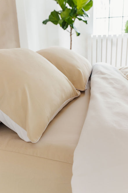 Hoeslaken Sahara beige
