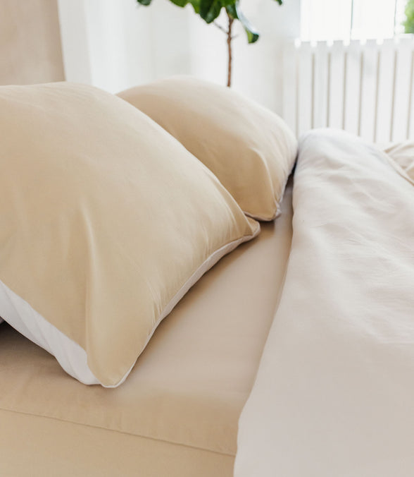 Hoeslaken Sahara beige