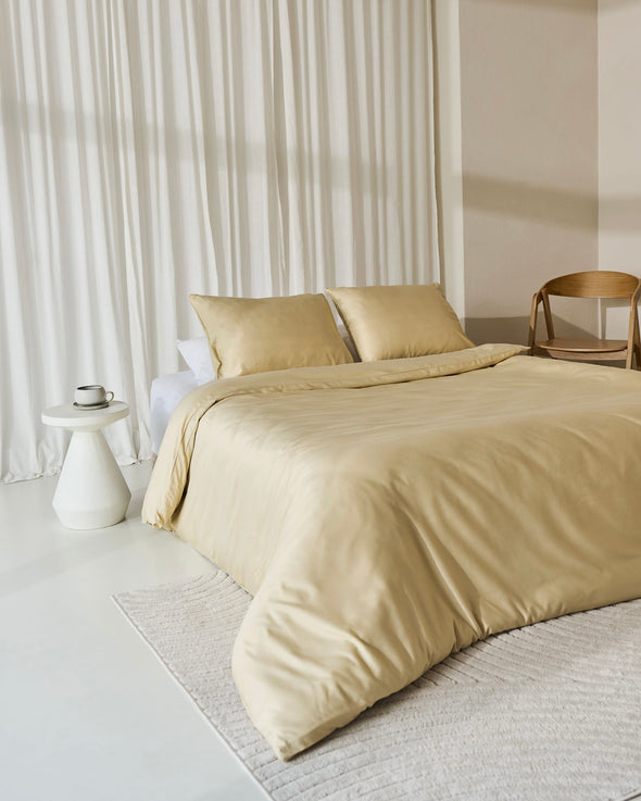Néarr dekbedovertrek gold satin