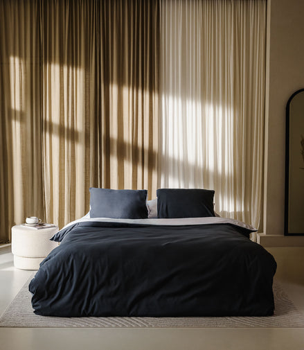 slaapkamerinspiratie egyptisch katoen beddengoed